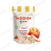 SSALGWAJA Organic Baby Puffing Snack (50g) [9 Months] - Apple