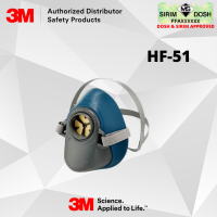 3M Half Facepiece Respirator HF-51, Small Medium, Sirim and Dosh Approved.