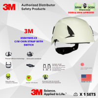 3M SecureFit Safety Helmet, X5501NVE-CE, Non-vented, White, CE 4, Sirim and Dosh Approved