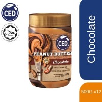 CED PEANUT BUTTER CHOCOLATE STRIPES (500Gx12)
