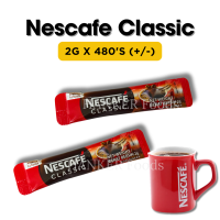 Nescafe Classic Stickpack Instant Coffee Sachet Dried Coffee Extract Kopi Segera  2g x 480's