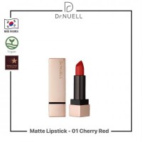 [Ready Stock]Dr Nuell: Matte Lipstick-01 Cherry Red-3.5g