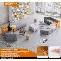 Creative Leisure Office Sofa - Combination I