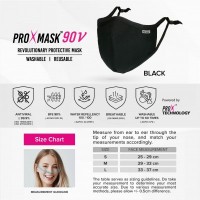 PROXMASK 90V Antiviral Reusable Face Mask - L Size