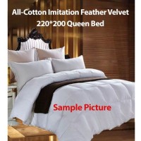 Duvets All-Cotton Imitation Feather Velvet 220*200 Queen Bed