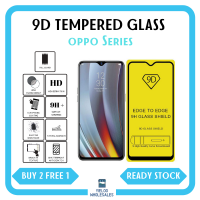 OPPO Series Tempered Glass Screen Protector FULL COVER 9D (Buy 20pcs Free 2)