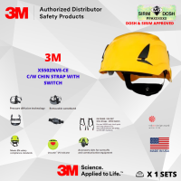 3M SecureFit Safety Helmet, X5502NVE-CE, Non-vented, Yellow, CE 4, Sirim and Dosh Approved