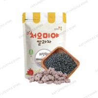 SSALGWAJA Organic Baby Puffing Snack (50g) [9 Months] - Black Rice