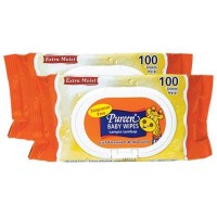 Baby Wipes Fragrance Free (100's) (24 Units Per Carton)