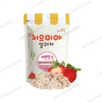 SSALGWAJA Organic Baby Puffing Snack (50g) [9 Months] - Strawberry