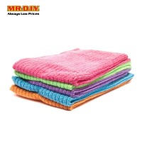 (MR.DIY) Microfiber Multi-Colour Square Towels (5pcs)