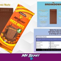 Feastable Mr. Beast Bar Deez Nutz 60g x 10