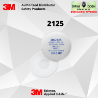 3M Particulate Filter 2125, P2 R, Sirim and Dosh Approved. (2pcs per pack)