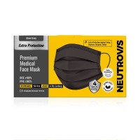Extra Protection Premium Series *4-ply (50s box) | Steel Grey