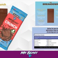 Feastable Mr. Beast Bar Crunch 60g x 10