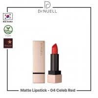 [Ready Stock]Dr Nuell: Matte Lipstick-04 Celeb Red-3.5g