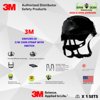 3M SecureFit Safety Helmet, X5012VE-CE, Black, Vented, 1000V, CE 4, Sirim and Dosh Approved