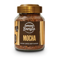 Beanies Flavour Coffee - Barista Range - Mocha Instant Coffee - 50g x 6 Bottles