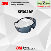 3M SecureFit Protective Eyewear SF302AF, Grey Anti-Fog Lens, Sirim and Dosh Approved