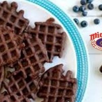 Michigan Belgian Waffle 50g x 4 pcs x 20 pack ( Frozen ) Chocolate