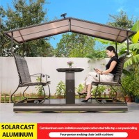 Outdoor Courtyard Swing - High-end Cast Aluminum