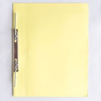 Lion File Affordable (200gsm) Manila Files with Spring Mechanism - Yellow Colour (200 Units Per Carton)