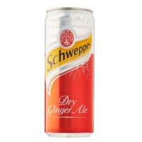 Schweppes Dry Ginger Ale 320ml x 12 cans (12 Units Per Outer)