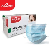 Hagen's HM300 Non-Medical Non-Woven 3ply Face Mask (Blue) (ctn x 20 boxes x 50pcs)