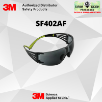 3M SecureFit Protective Eyewear SF402AF, Gray Anti-fog Lens, Sirim and Dosh Approved