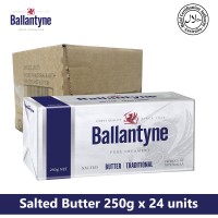BALLANTYNE FOIL WRAPPED BUTTER, SALTED 250G X 24