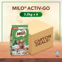 MILO Activ-Go Softpack (3.2kg each) x 6