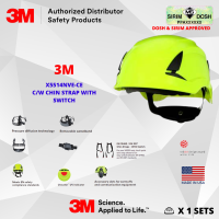 3M SecureFit Safety Helmet, X5514NVE-CE, Non-vented, Hi-Vis Green, CE 4, Sirim and Dosh Approved