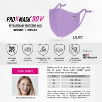 PROXMASK 90V Antiviral Reusable Face Mask - M Size