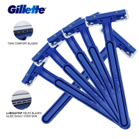 Gillette Shaver Disposable Twin Blade Blue Good News Shaver , Pisau Cukur Pakai Buang Pencukur Disposable Razor